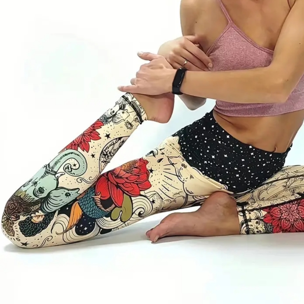High waist colorful Yoga leggings 😍